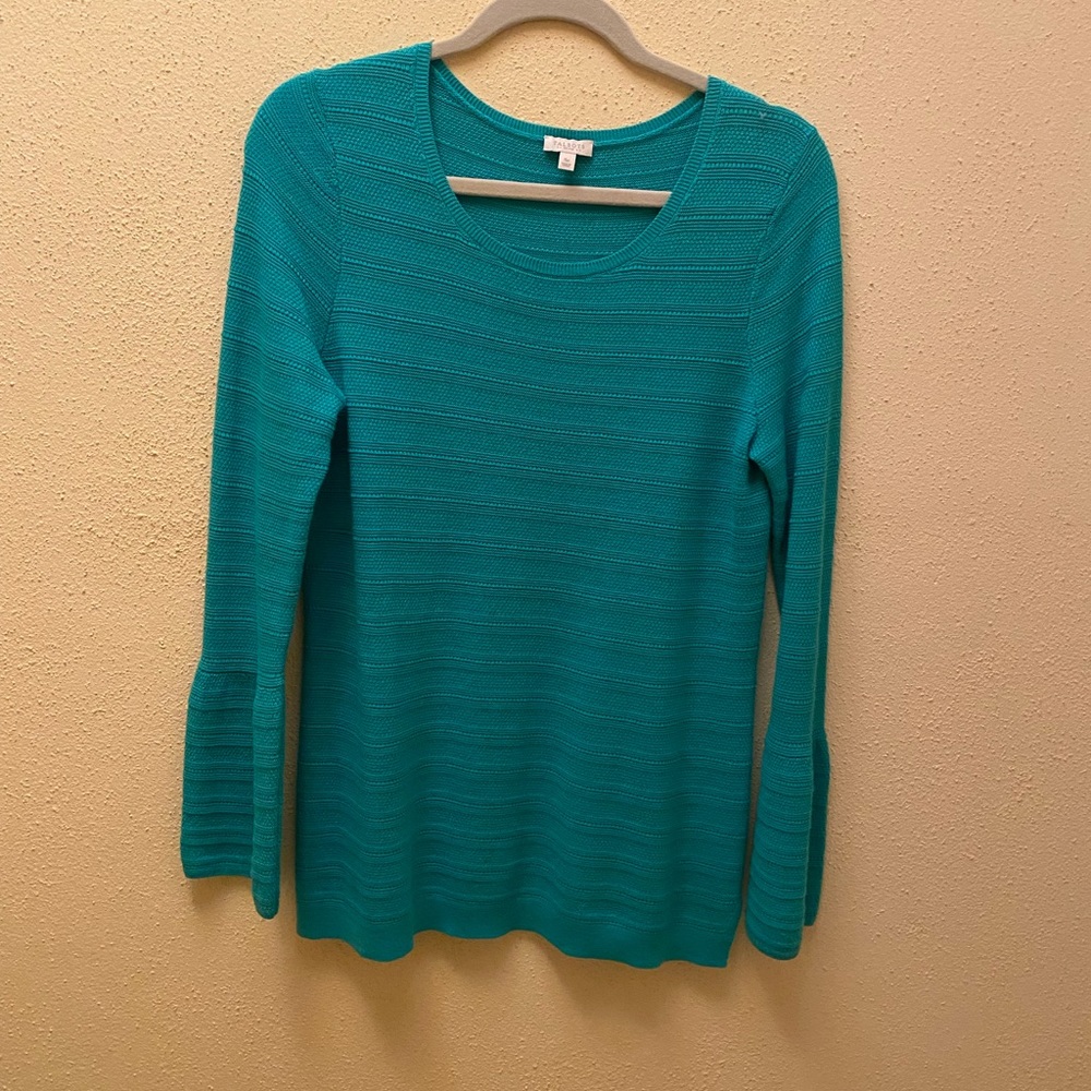 Petite Talbots Bell Sleeve 100% Cotton Sweater